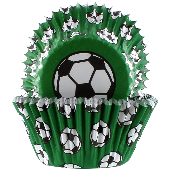 Cupcake Backförmchen - Fussball